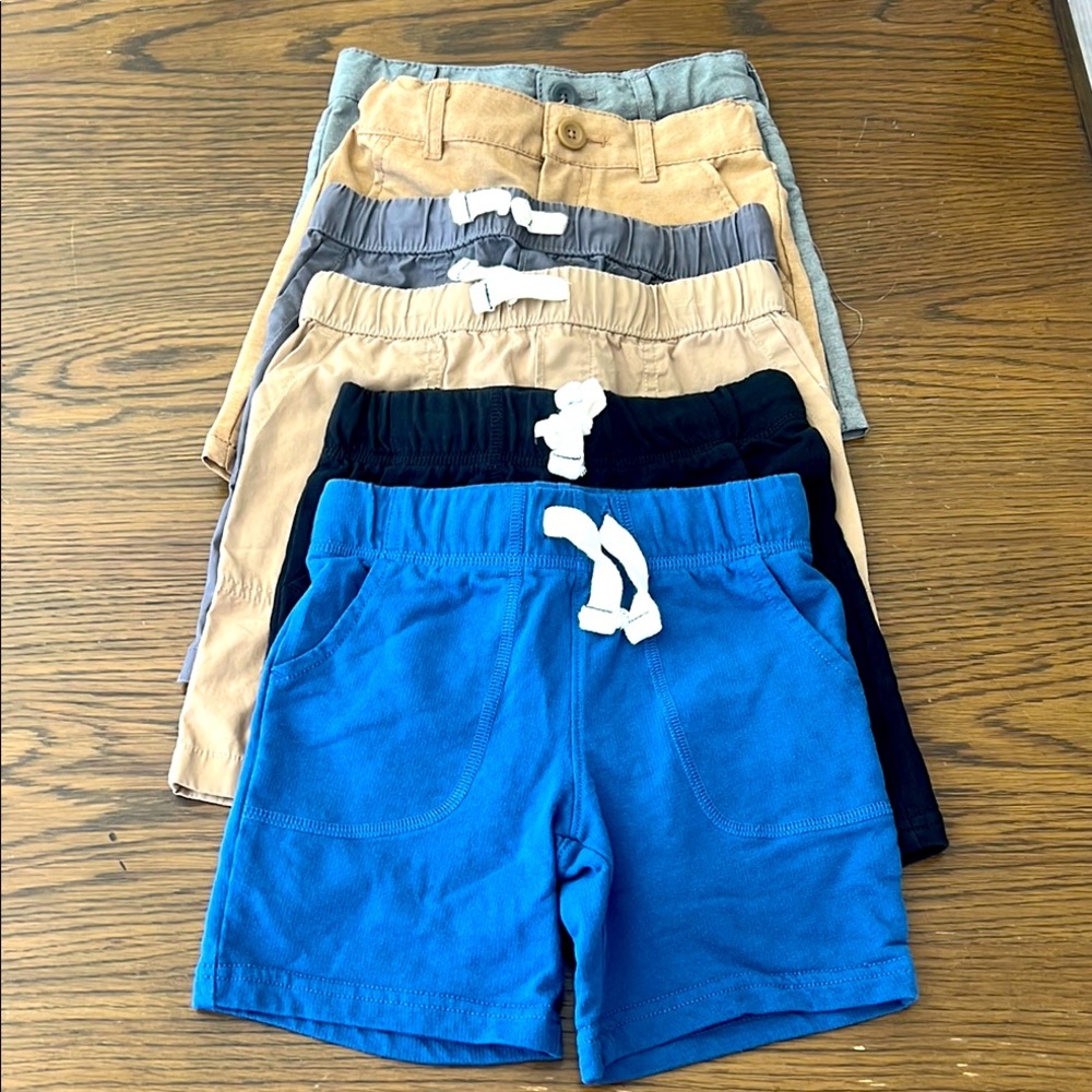 Boy 4T bundle shorts, never worn! My son was too skinny to wear these. 6 pairs